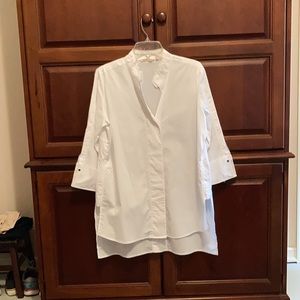 Soft Surroundings White Tunic Top